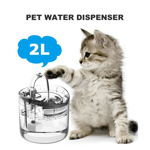 USB Interface Automatic Induction Pet Drinking Water Fountain_4
