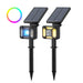 Solar Powered RGB Dual Lighting Mode Holiday Lawn Lights_14