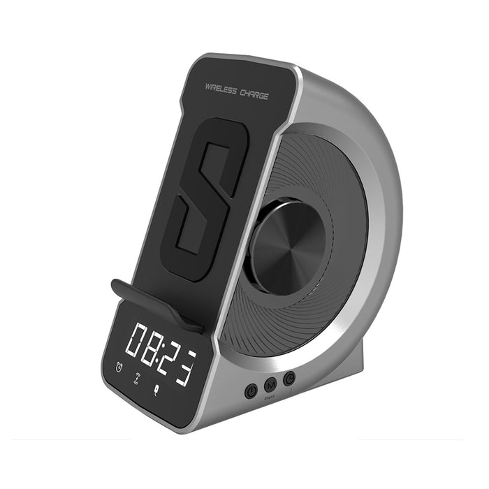 USB Interface Digital Alarm Clock BT Speaker and Wireless Charger_2