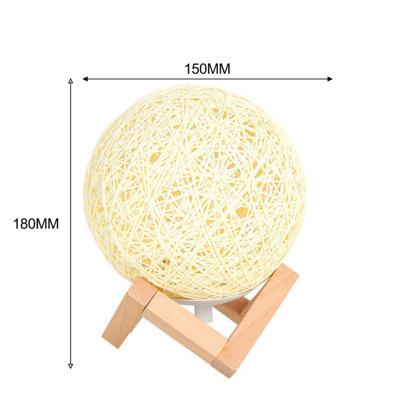 USB Interface Creative Sepak Takraw Decorative Moon Lamp_3