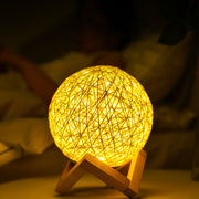 USB Interface Creative Sepak Takraw Decorative Moon Lamp_10