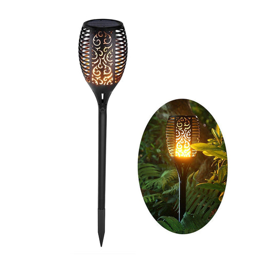 12 LED Light Solar Powered Flame Torch Outdoor Decorative Light_0