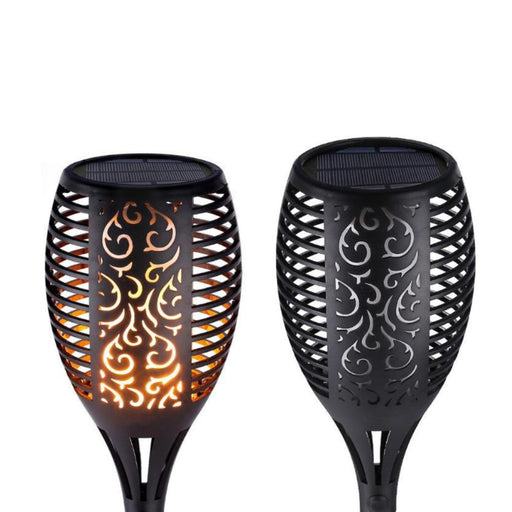 12 LED Light Solar Powered Flame Torch Outdoor Decorative Light_1