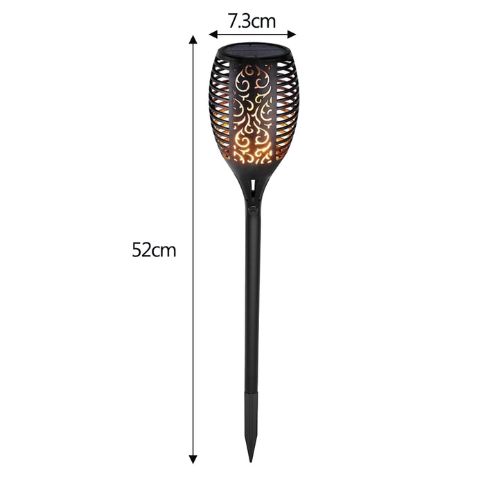 12 LED Light Solar Powered Flame Torch Outdoor Decorative Light_4