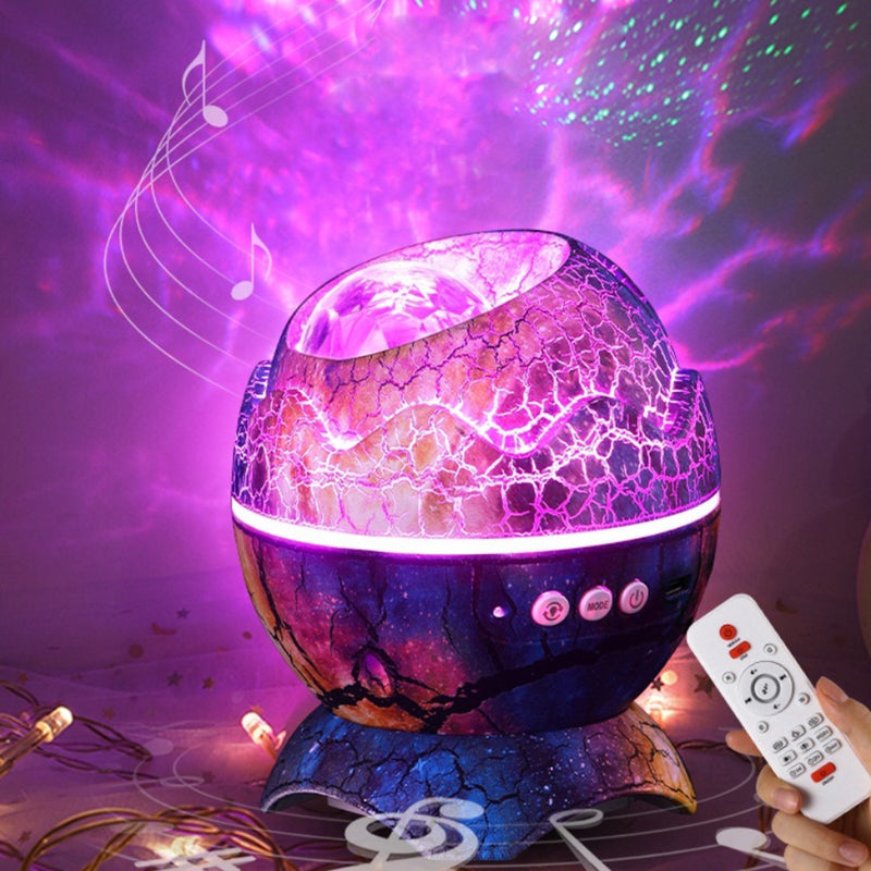 USB Plugged-in Dinosaur Egg Starry Night Projector and Speaker_4