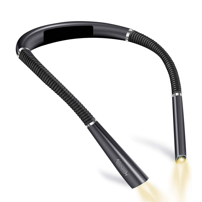 USB Rechargeable 3 Light Modes Neck Hanging Reading Light_1