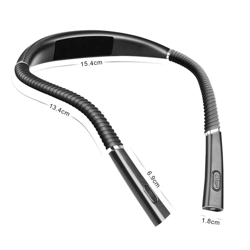 USB Rechargeable 3 Light Modes Neck Hanging Reading Light_4