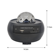 USB Interface Starry Night Sky Projection Lamp with Remote_3