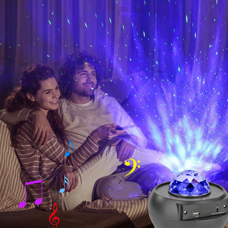 USB Interface Starry Night Sky Projection Lamp with Remote_7