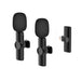 Rechargeable Wireless Mini Plugged-in Microphone Lapel with Clip_8