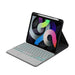 USB Rechargeable iPad Keyboard Case with Mouse and Backlight_1