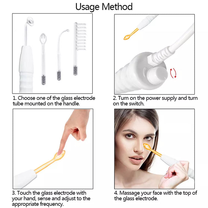 4-in-1 High Frequency Electrode Facial Massager(Powered by AU, EU, UK, US Plug)_9