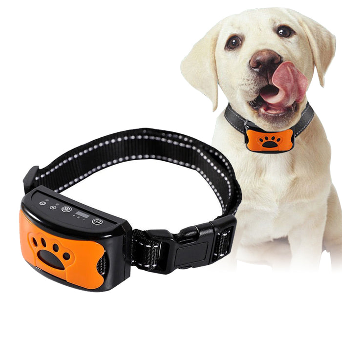 USB Charging 7 Modes Dog Training Collar Bark Stopper_0