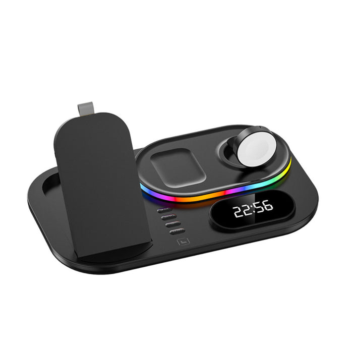 4-in-1 Wireless Charging Station and Clock Pad- Type C Interface_2