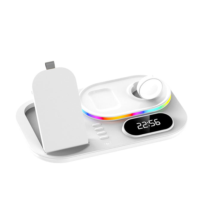 4-in-1 Wireless Charging Station and Clock Pad- Type C Interface_3