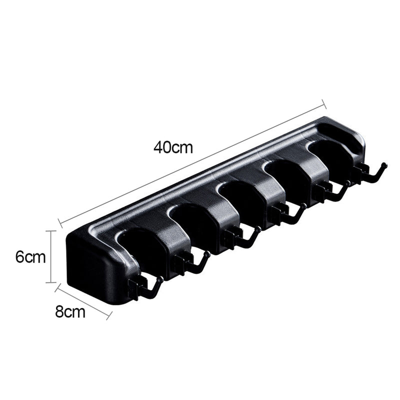 Broom Holder Cleaning and Gardening Tools Vertical Organizer_3