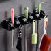 Broom Holder Cleaning and Gardening Tools Vertical Organizer_5