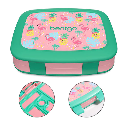 Leak Proof 5 Compartment Bento Style Kid’s Printed Lunch Box_1