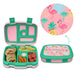 Leak Proof 5 Compartment Bento Style Kid’s Printed Lunch Box_7