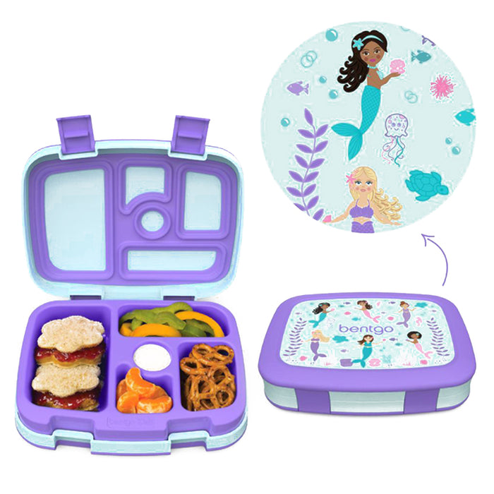Leak Proof 5 Compartment Bento Style Kid’s Printed Lunch Box_10
