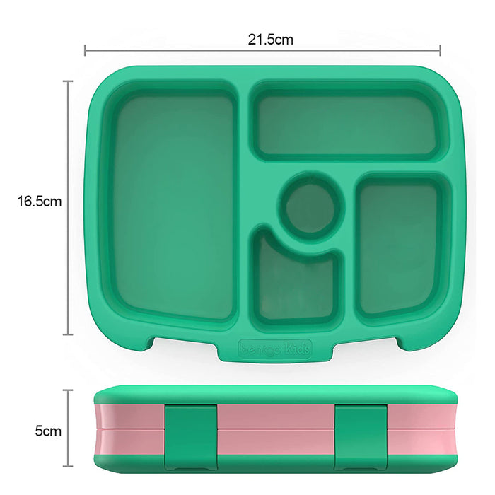 Leak Proof 5 Compartment Bento Style Kid’s Printed Lunch Box_13