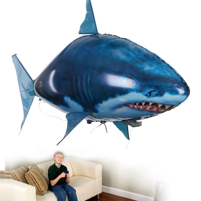 Battery Operated Inflatable Remote Controlled Flying Fish Toy - Battery Powerd_0