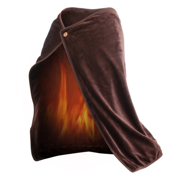 USB Interface 2-in-1 Heating Cushion Pad Blanket and Shawl_4