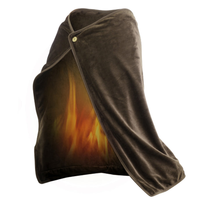 USB Interface 2-in-1 Heating Cushion Pad Blanket and Shawl_5
