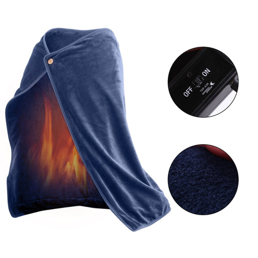 USB Interface 2-in-1 Heating Cushion Pad Blanket and Shawl_6