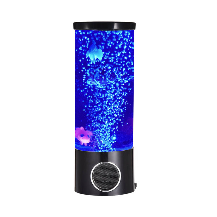 USB Interface Swimming Jellyfish LED Colored Mood Night Lamp_0