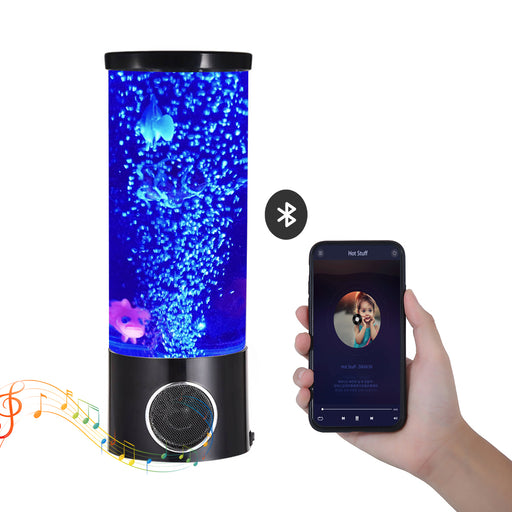 USB Interface Swimming Jellyfish LED Colored Mood Night Lamp_5