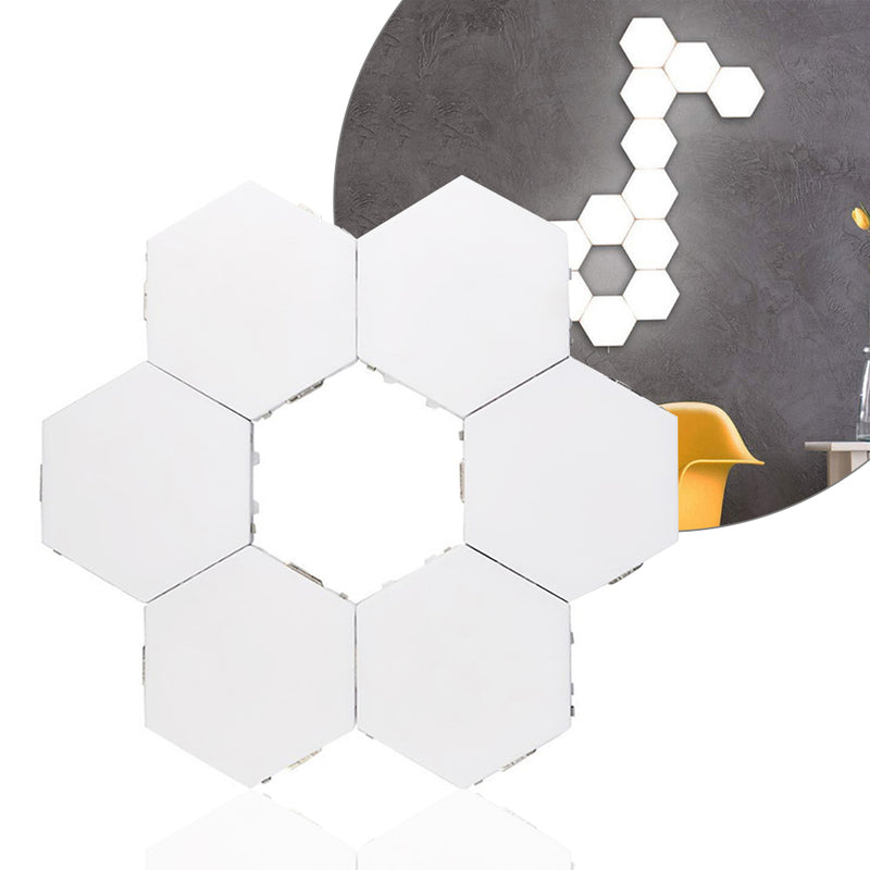Hexagonal LED Wall Lights Geometric Lights APP- USB Plugged in_0