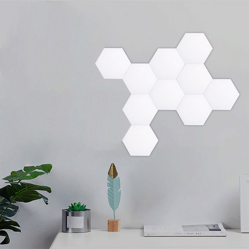 Hexagonal LED Wall Lights Geometric Lights APP- USB Plugged in_5