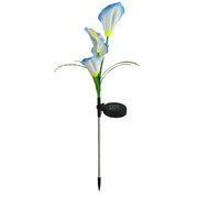Solar Powered Calla Lily Garden Décor Flower Lights_3