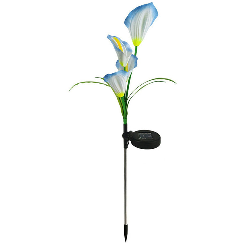 Solar Powered Calla Lily Garden Décor Flower Lights_3