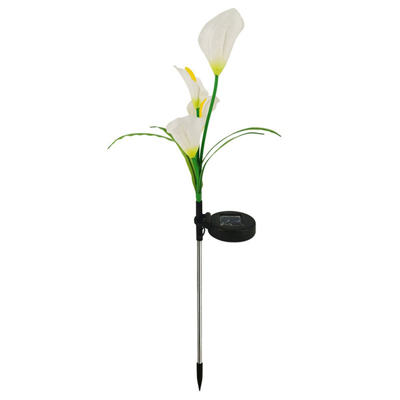 Solar Powered Calla Lily Garden Décor Flower Lights_5