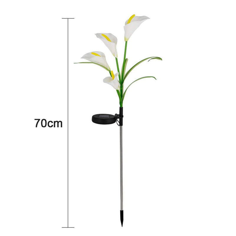 Solar Powered Calla Lily Garden Décor Flower Lights_6