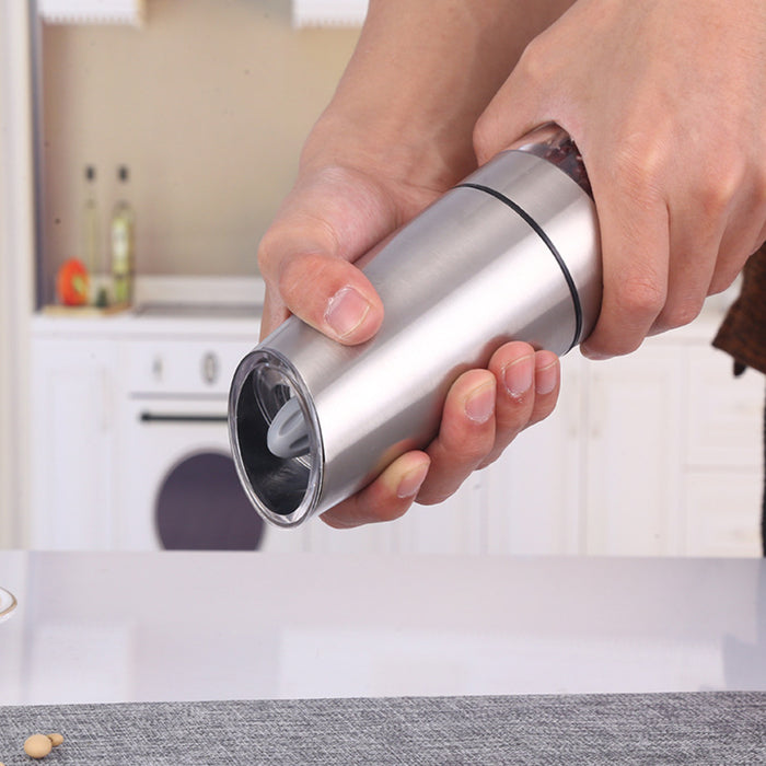 Battery Operated Salt Pepper Mill Grinder with LED_7