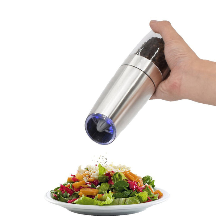 Battery Operated Salt Pepper Mill Grinder with LED_9