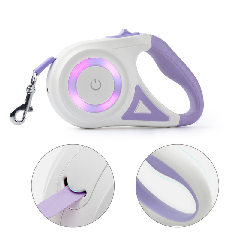 3M Retractable Durable Nylon Pet Leash with LED Lights_7