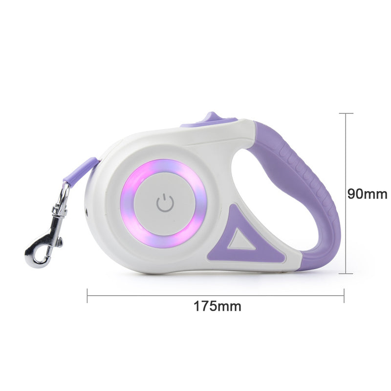 3M Retractable Durable Nylon Pet Leash with LED Lights_8