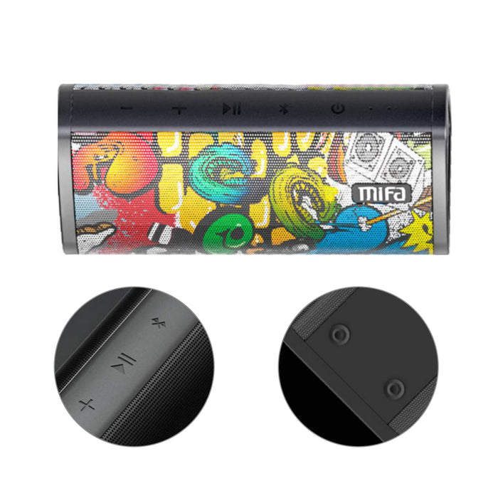 USB Charging Portable Graffiti Wireless Bluetooth Speaker_6