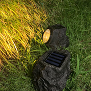 Solar Powered Outdoor Landscaping Granite Rock Lights_8