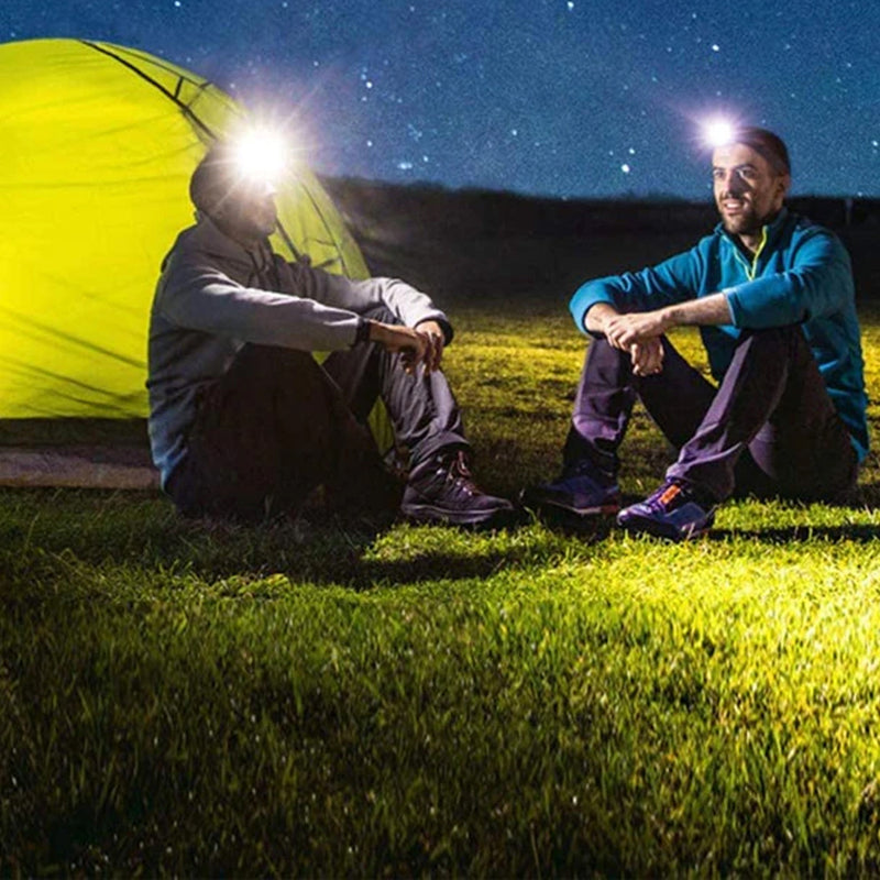 USB Rechargeable 4 Modes LED Flashlight Head Lamp_1