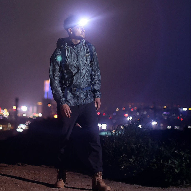 USB Rechargeable 4 Modes LED Flashlight Head Lamp_8