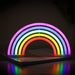 Dual Powered Neon Rainbow LED Lamp Signage Wall Decor_5