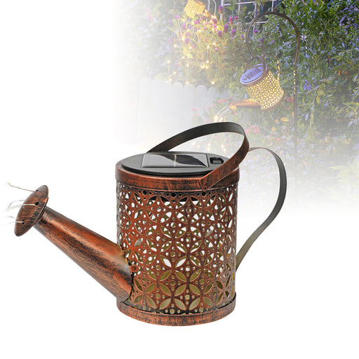 Solar Powered LED Watering Can String Light Outdoor Garden Décor_0