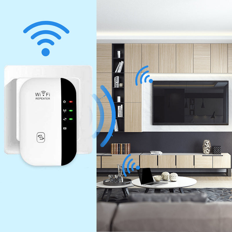 Plug-In Wifi Repeater Range Extender Amplifier- AU, EU, UK, US Plug_1