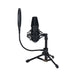 USB Condenser Microphone Set with Stand and Gain Knob_0