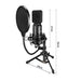 USB Condenser Microphone Set with Stand and Gain Knob_3